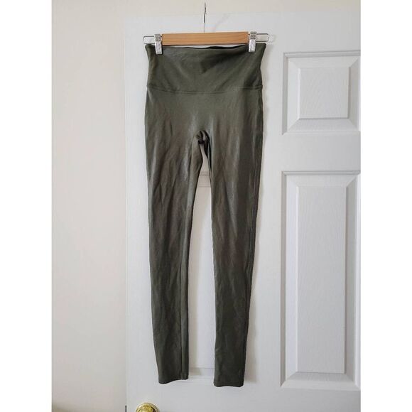 Spanx Faux Leather olive M - Picture 3 of 11